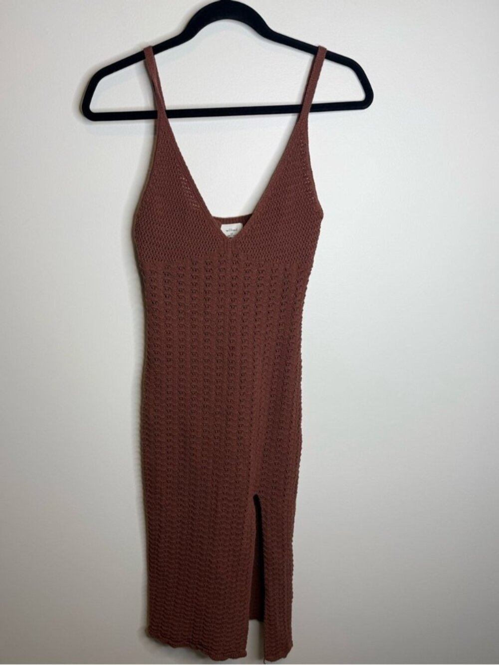WILFRED Crochet Evie Midi Dress aritzia size xs